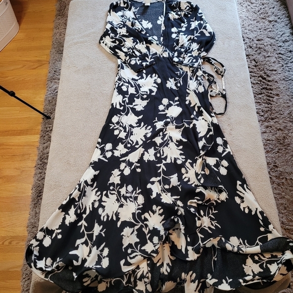 Johanna Ortiz x H&M long floral wrap dress size XS​ - Picture 8 of 16